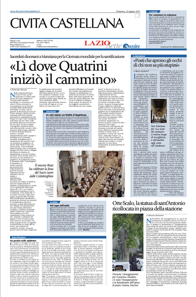 Avvenire - pagina diocesana del 20/06/2021